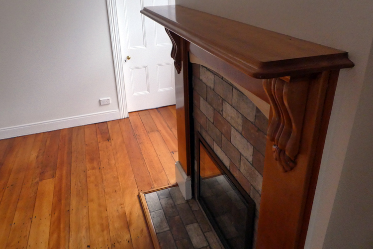 Fireplace Varnished