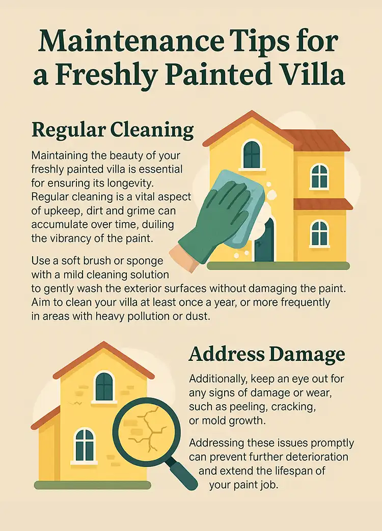 Maintaining Yor Villa After Exterior Painting